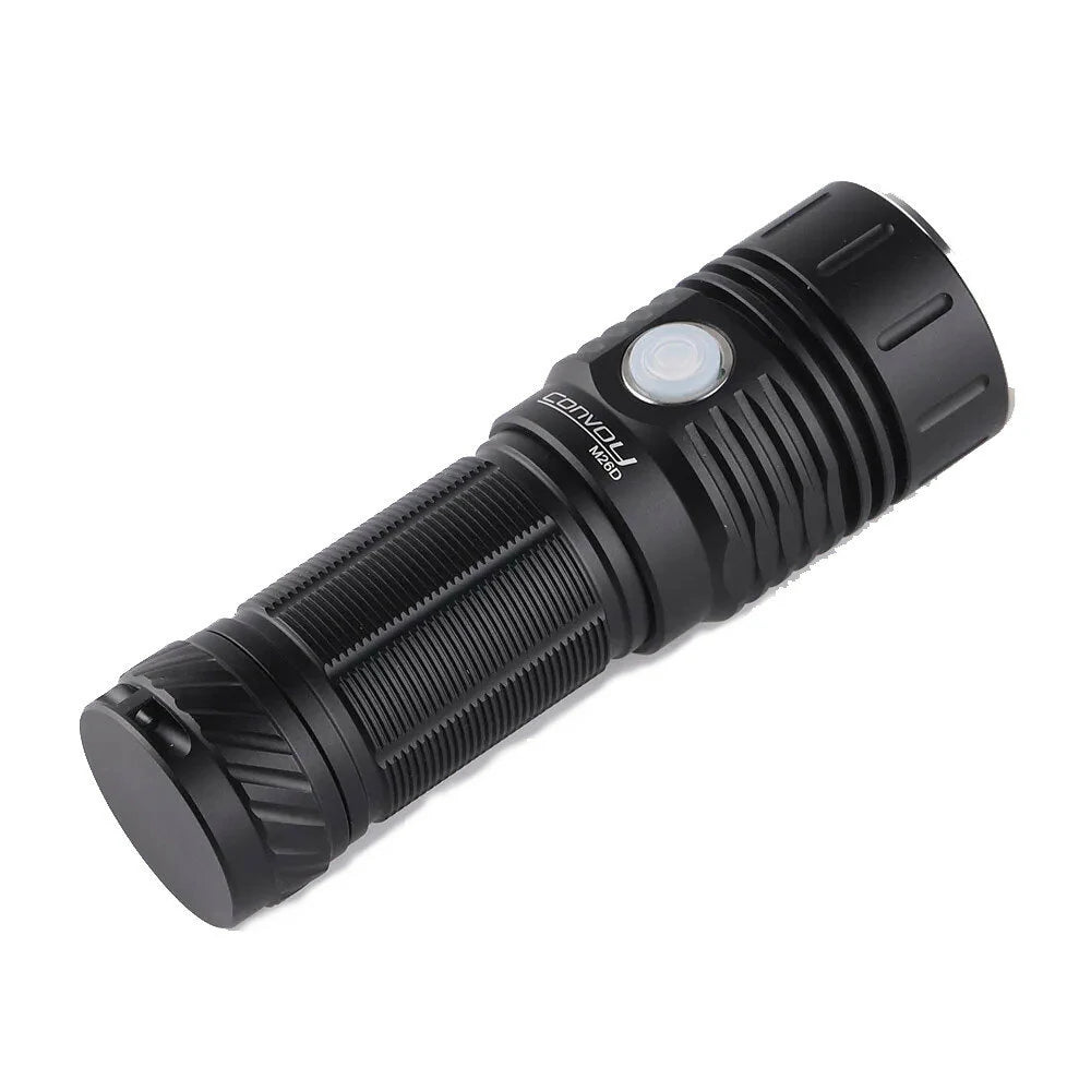 Convoy M26D P70.3 Hi R70 4000LM TIR Lens Strong Spotlight Flashlight 26800/26650 Battery Powerful LED Torch Lamp Type-c Charging Port Work Light Latarka Zaklamp Lampe