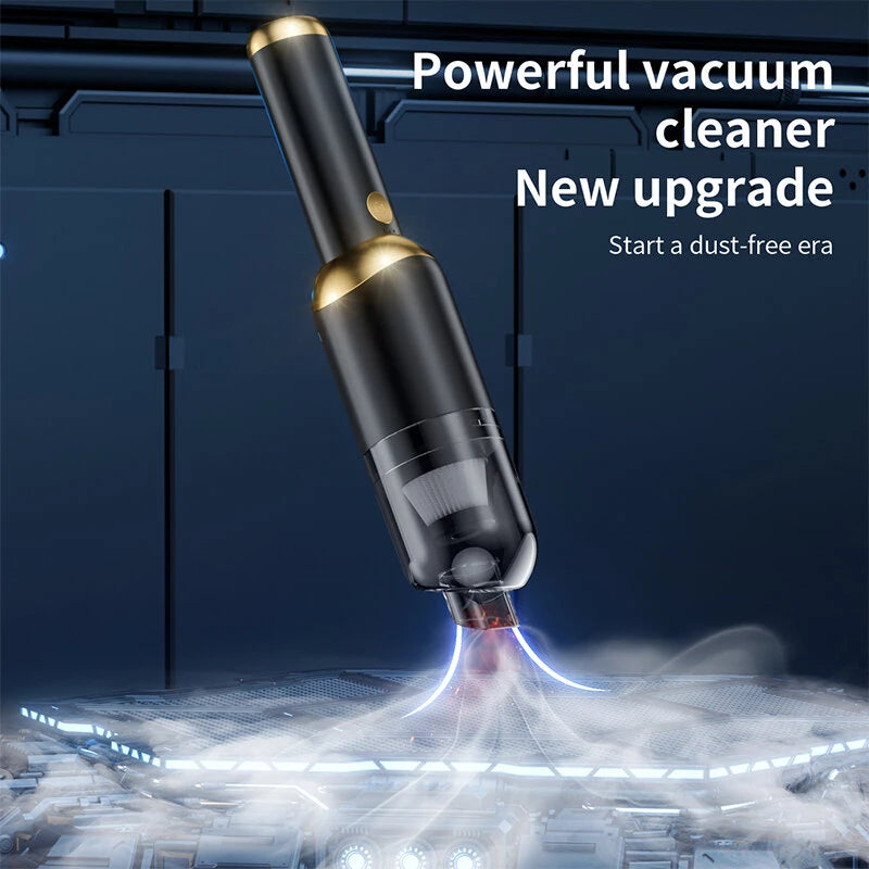 Handheld Vacuum Cleaner P9 Car Vacuum Cleaner 6000mah Wireless Mini Portable Household Multi-Functional with Flashlight, USB Rechargeable Vacuum Cleaner