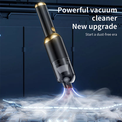 Handheld Vacuum Cleaner P9 Car Vacuum Cleaner 6000mah Wireless Mini Portable Household Multi-Functional with Flashlight, USB Rechargeable Vacuum Cleaner