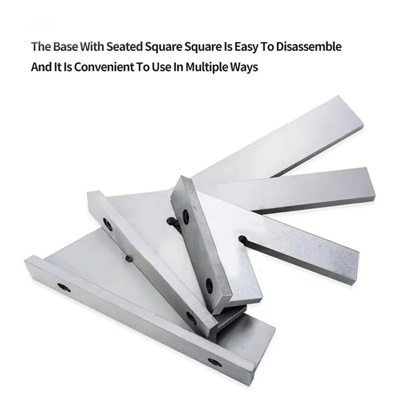 ETOPOO Machinist Carpenter Engineer 60 Degree Angle Ruler Measuring Ruler Corner Ruler With Seat Woodworking Tool