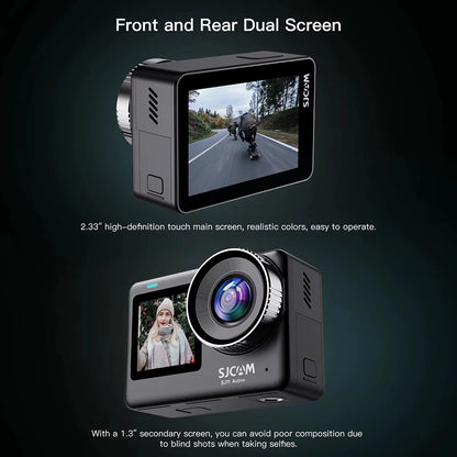 SJCAM SJ11 Active Sport Action Camera 4K Waterproof 5G WiFi Active HDR Video 2.33inch Touch Screen 1.3inch LCD Action Cam Sport Camera