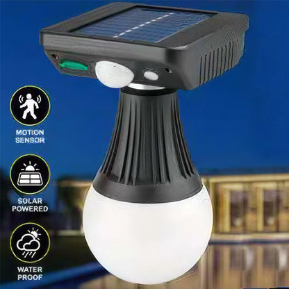 Elfeland Solar Wall Light with Motion Sensor 3 Lighting Modes Type-C Charging IP65 Waterproof for Outdoor Indoor Use Easy Installation