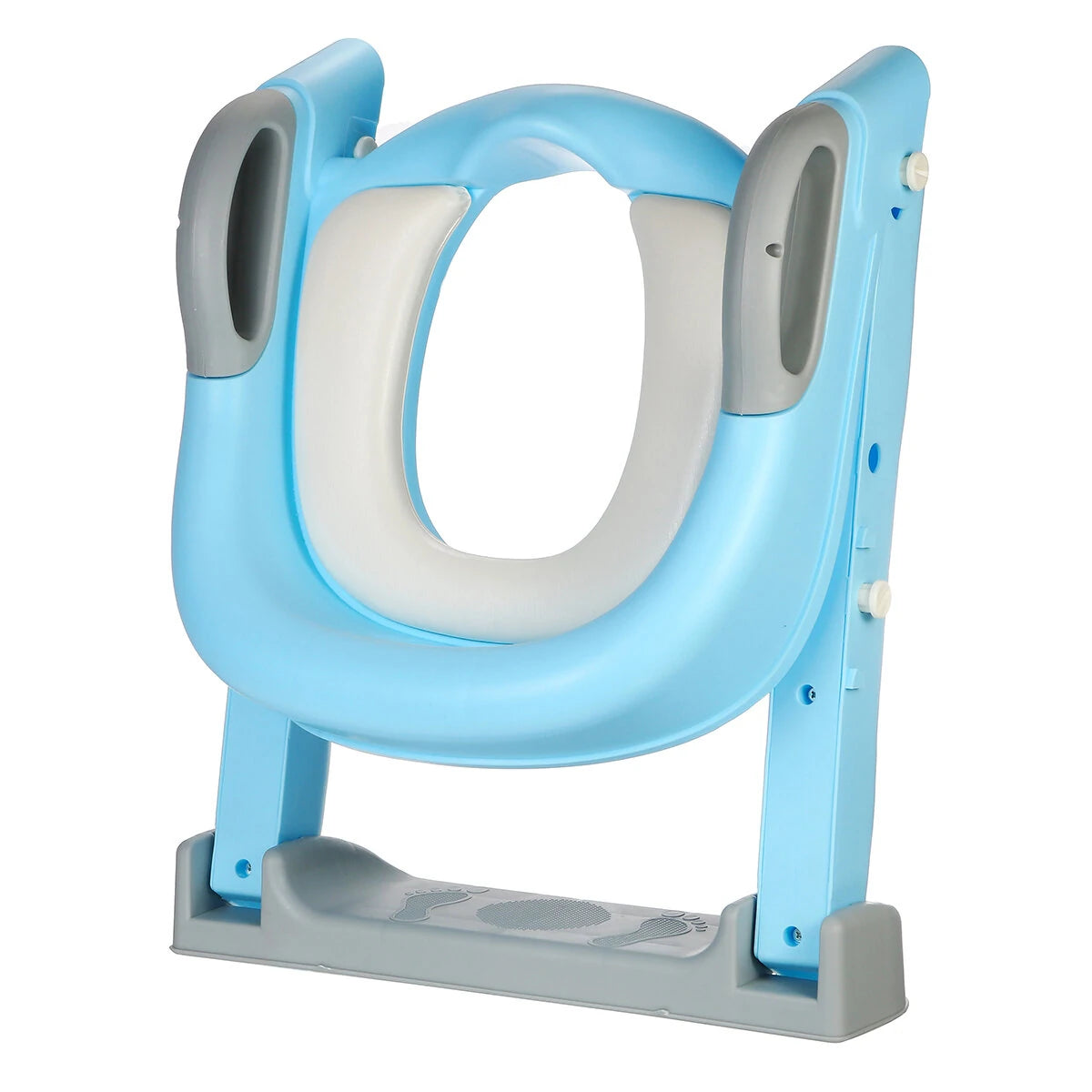 Kids Foldable Auxiliary Toilet Ladder Infant Baby Step Ladder Folding Toilet Child Toilet Ring Supplies
