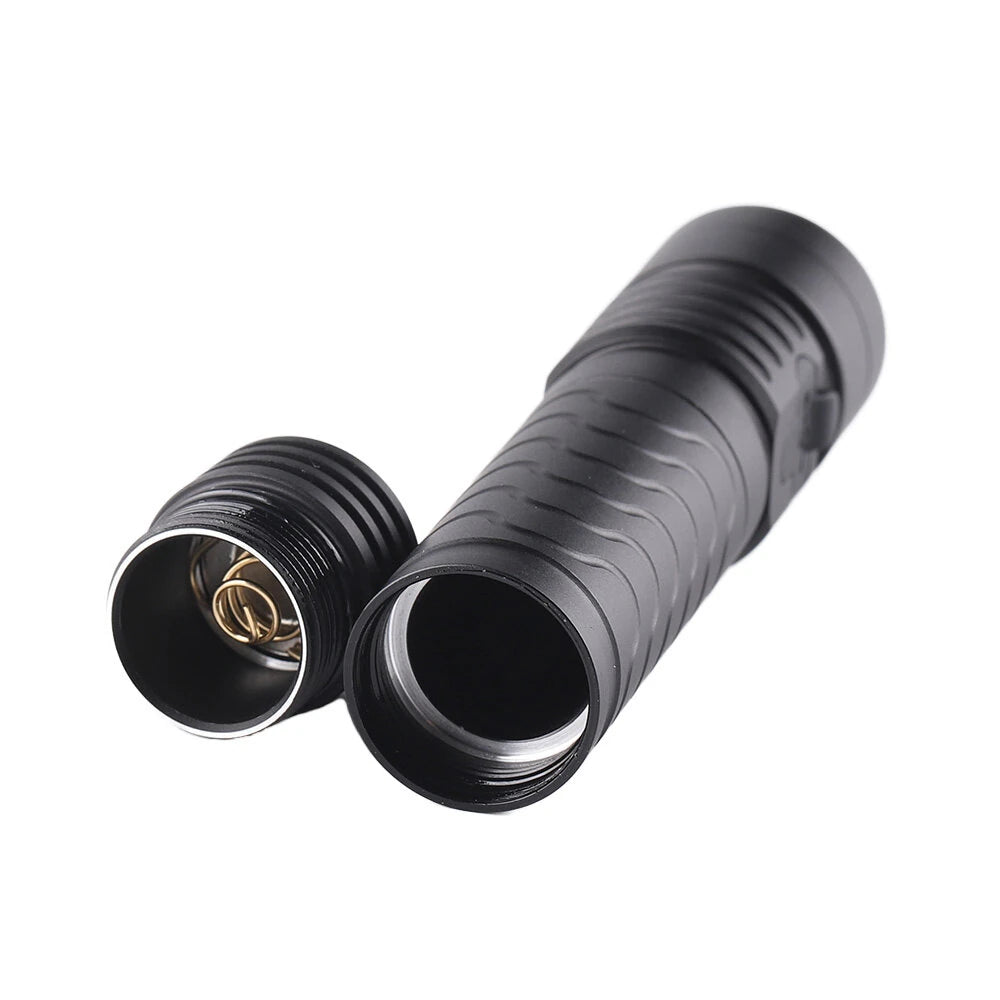 Convoy T7 TIR Lens Strong Floodlight Tactical Flashlight AA 14500 Battery 4Modes EDC Portable Mini LED Torch Type-C USB Rechargeable Tail Magnetic Attraction Maintenance Work Lamp Outdoor Camping Tent Light