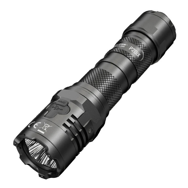 Nitecore P20iX 4000lm USB-C Rechargeable Flashlight With 21700 Battery High Lumen Professional Tactical Torch with NTH20 Molle Holster
