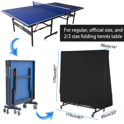 67''x67''x33''x14'' Waterproof Dustproof Table Tennis Table Cover