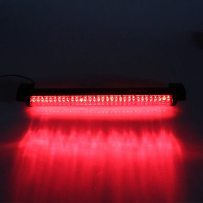 12V 27cm 32LED Red Car LED Third Brake Lights Bar Rear Parking Signal Lamp Truck High Mount Stop Warning Light Universal