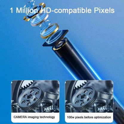 5.5mm HD Car Endoscope Camera 1m/5m/10m Micro 8 LED IP67 Waterproof Industrial Smartphone Camera USB Type C