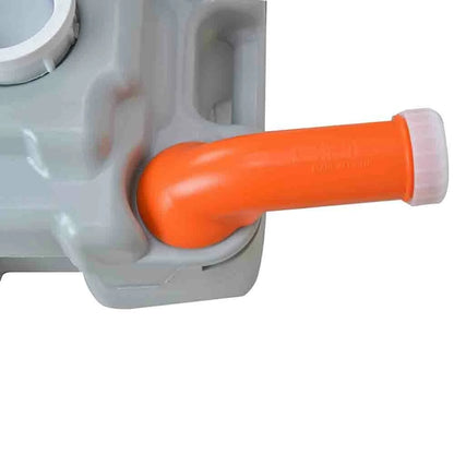 [EU Direct] CALTER 20L Portable Outdoor Camping Toilet Portable Flush Toilet Mobile Toilet Boating Hiking Trips Easy Cleaning, C-CHEM-WC-20