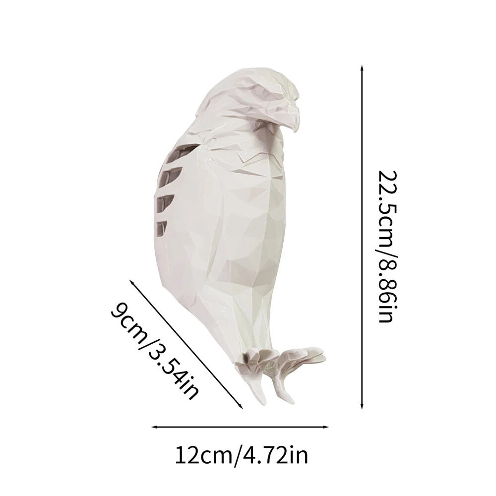 Eagle Owl Animal Projector Wall Lamp 3D Print Sconce Light Plastic Material Battery Operated Home Decor for Halloween Xmas