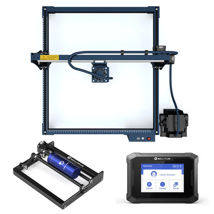 [EU Direct]SCULPFUN S30 Pro Max 20W Laser Engraver Cutter Optional Bundle with TS1 3.5 inch Control Terminal Touscreen or Laser Rotary Roller for DIY Engraving Cutting