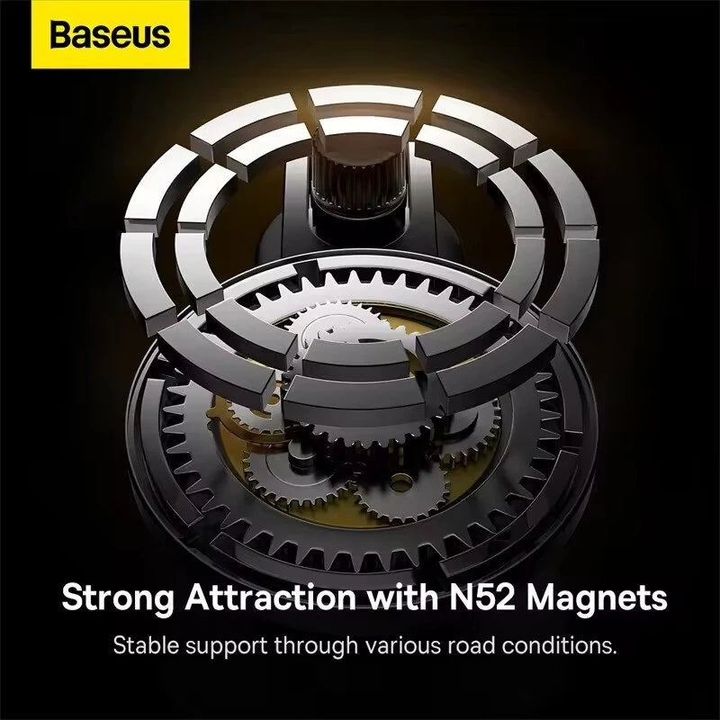 Baseus Magnetic Car Phone Holder modely / 3y Car Central Control Screen Foldable 360 Degree Rotation Metal Car Mount For iPhone 12 13 14 Pro Max