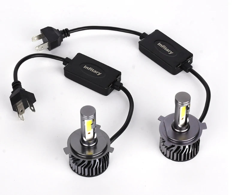 INFITARY 12V H4 H7 H11 COB LED Car Headlight Bulbs Super Bright Modified Auto Light F2