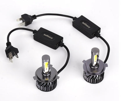 INFITARY 12V H4 H7 H11 COB LED Car Headlight Bulbs Super Bright Modified Auto Light F2