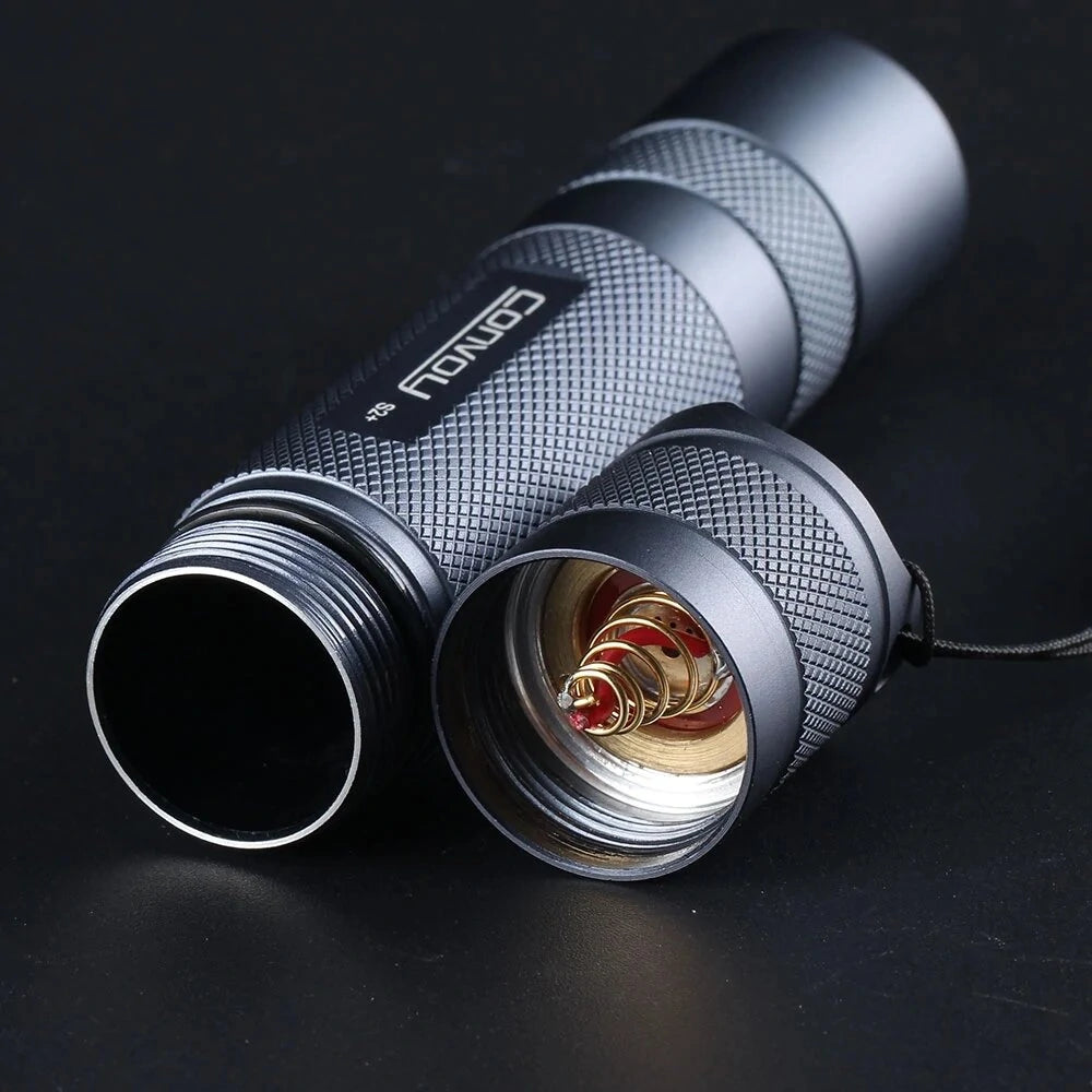 Convoy S2+ SST20 7135*8 12-Group Modes LED Flashlight Camping Light Hunting Emergency Lantern 18650 Flashlight