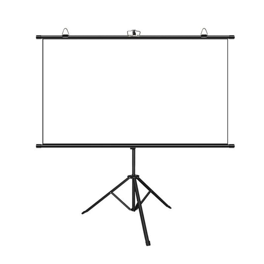 BlitzWolf BW-VS12 Portable Projector Screen with Tripod Stand 60/84/100/120 Inch 16:9/4:3 Format 4K HD 3D Compatible Quick Setup Home Theater Outdoor