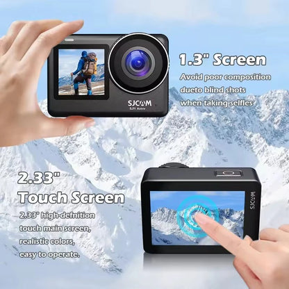SJCAM SJ11 Active Sport Action Camera 4K Waterproof 5G WiFi Active HDR Video 2.33inch Touch Screen 1.3inch LCD Action Cam Sport Camera