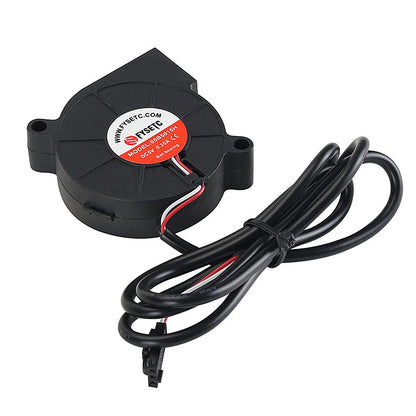 5015 5V Blower Fan 50*50*15mm Dual-ball Turbo Cooling Fan for MK3S+ 3D Printer Cooler Radiator Low Noise