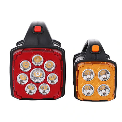 Portable Solar LED Flashlight With COB Work Lights USB Rechargeable Handheld Camping Light 4 Lighting Modes Outdoor Powerful Solar Torch Light