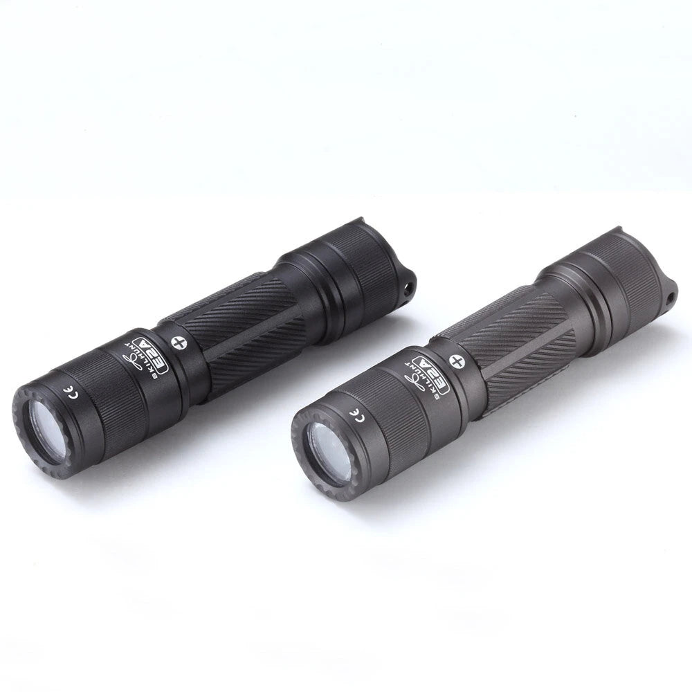 SKILHUNT E2A SST20 600LM Compact Pocket EDC Flashlight Mini LED Torch Keychain Light 14500 / AA