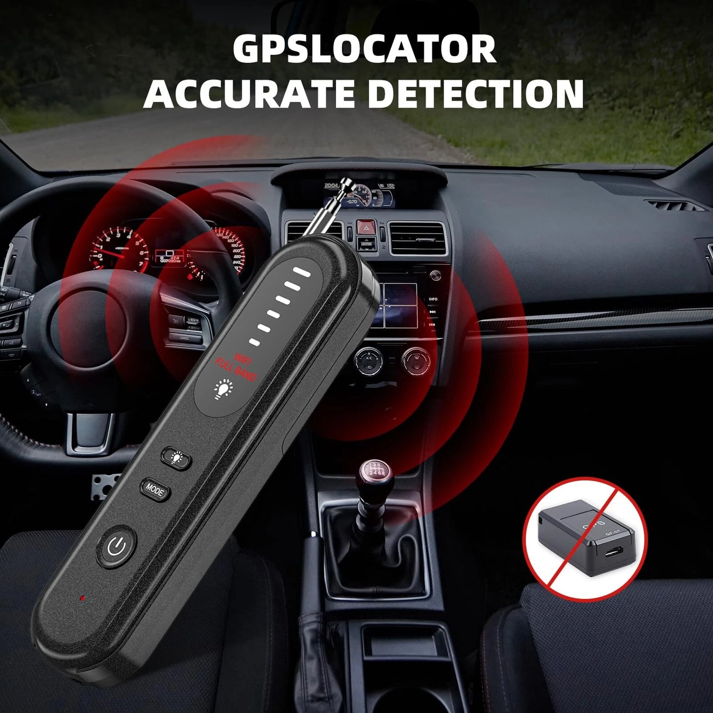 GPS Anti-Positioning Detector High-Precision Car Safety Monitoring Intelligent Anti-Theft System Real-Time Tracking Solution