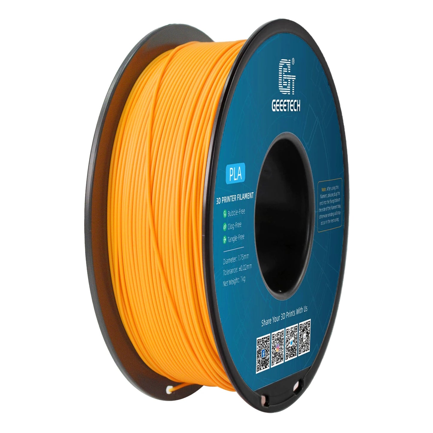 [EU/UK Direct]Geeetech PLA 3D Printing Filament 1.75mm 1KG/roll  for 3D Printing