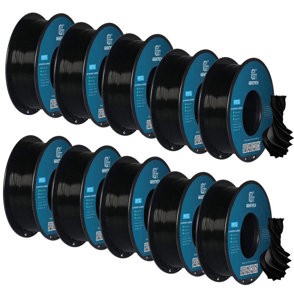 [EU Direct]Geeetech PETG 3D Printer Filament 1.75mm 10kg High Accuracy Clog-Free Bubble-Free Vacuum Sealed Compatible with FDM Printers