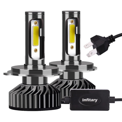 INFITARY 12V H4 H7 H11 COB LED Car Headlight Bulbs Super Bright Modified Auto Light F2
