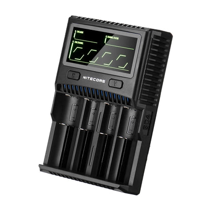 Nitecore SC4 3A Fast Charge LCD Intelligent Battery Charger Super for Li-ion IMR LiFePO4 Batteries For Flashlight RC Toys Home Tools