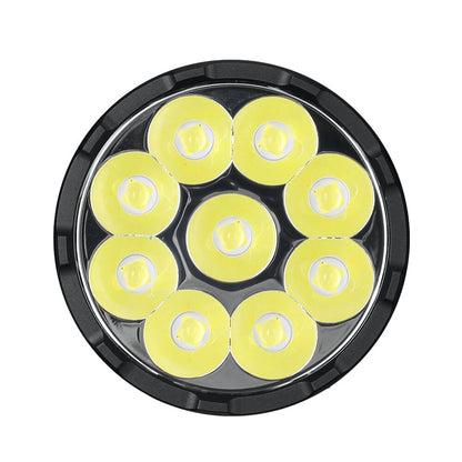 Astrolux MF09 9* XHP50.2 LED 26000LM 600M High Lumen Flashlight With TEC Active Cooling System + Fan, 46950 Battery, Removable Handle, Ultra-bright Long Range Strong LED Torch Perfect For Outdoor Searching Camping Heavy Duty