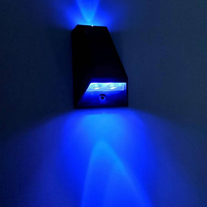 Solar Wall Lights Outdoor Waterproof Decorative Garden Lights RGB / Dual-Color Garden Decorative Fence Lights