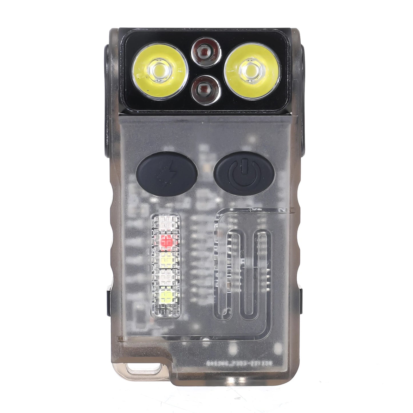 Astrolux E1 1000 Lumens EDC Keychain Flashlight with Sound Alarm RGB Light 1100mAh 180 Rotation Mini Tactical LED Floodlight Type-C USB Fast Chargring IP67 Powerful Work Lamp for Outdoor Protection, Walking, Running, Hiking and Camping