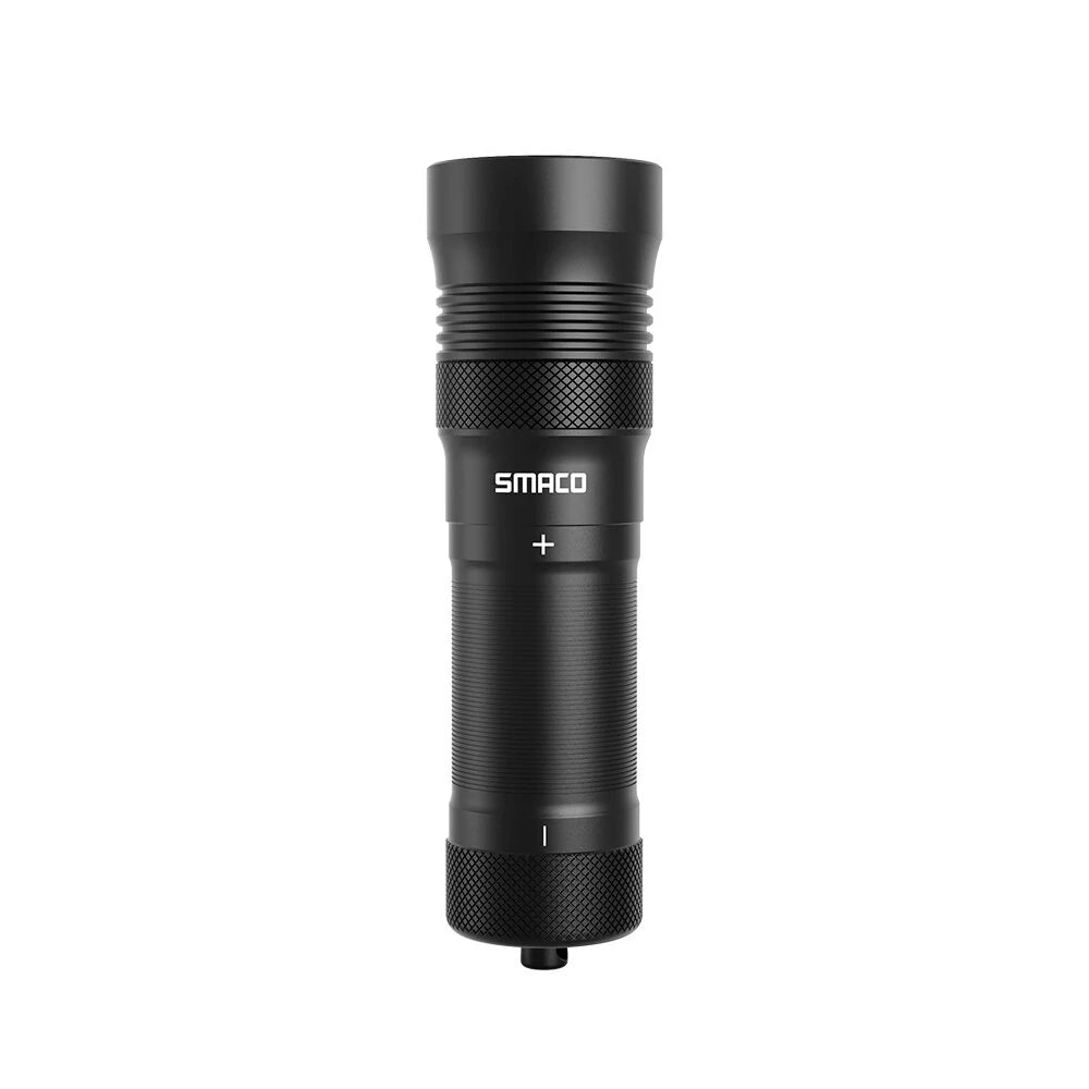 [EU Direct] SMACO F2 IPX8 Monolation Strong Light Diving Flashlight Underwater 50m Professional Diving Operation Patrol LEDD Torch