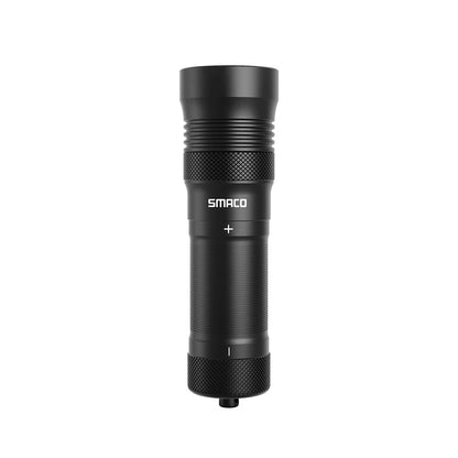 [EU Direct] SMACO F2 IPX8 Monolation Strong Light Diving Flashlight Underwater 50m Professional Diving Operation Patrol LEDD Torch