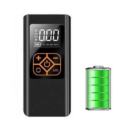 7.4V 60W Portable Car Tire Air Pump Rechargeable LCD Display Car Air Compressor Inflator For Motorcycles Bicycle Boat Tyre