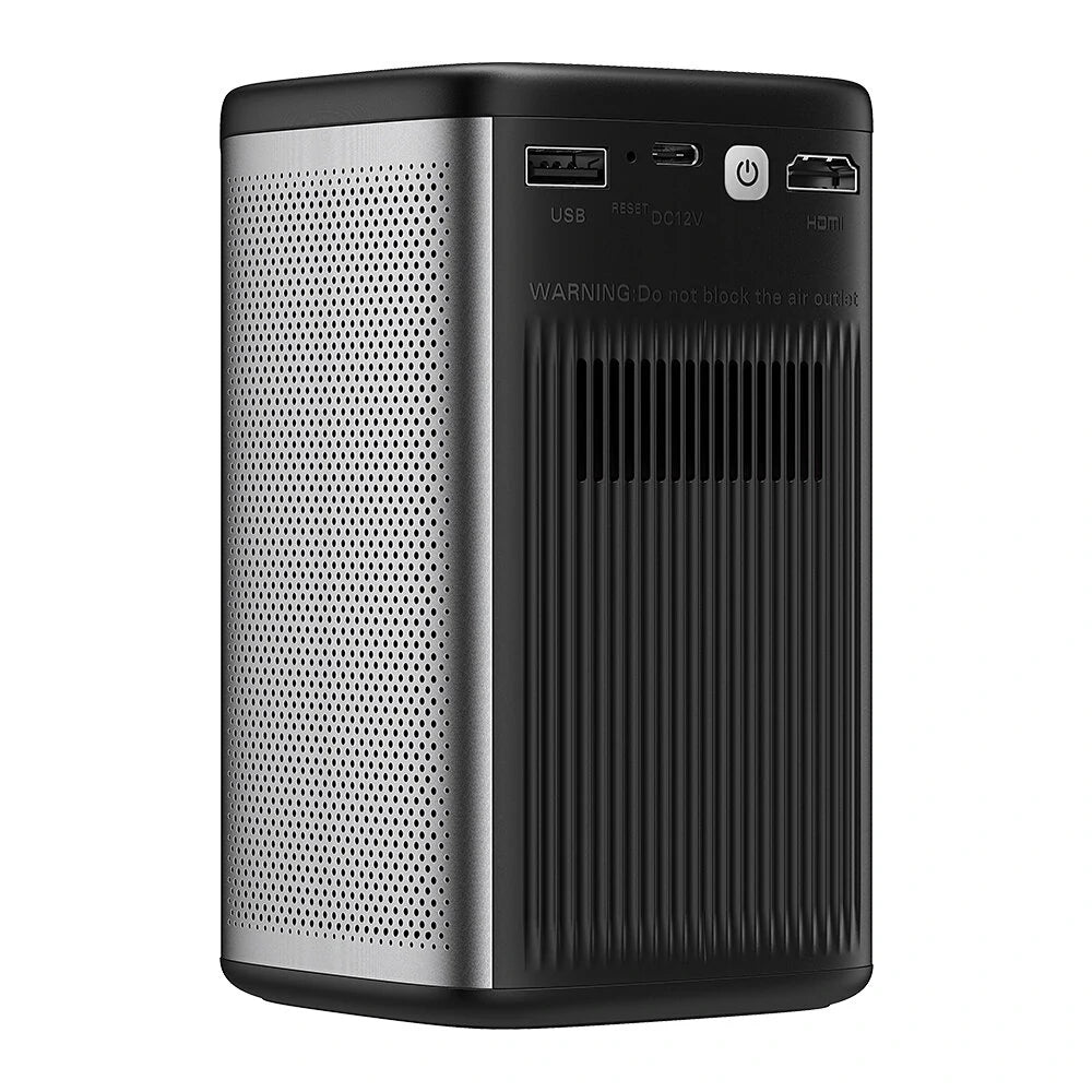 BlitzWolf BW-VT2 ProMax DLP Mini Projector WIFI6 Android TV Bluetooth 5.0 Auto Focus Auto Keystone Correction Netflix YouTube Built-in Battery 3D Home Theater Outdoor Movie