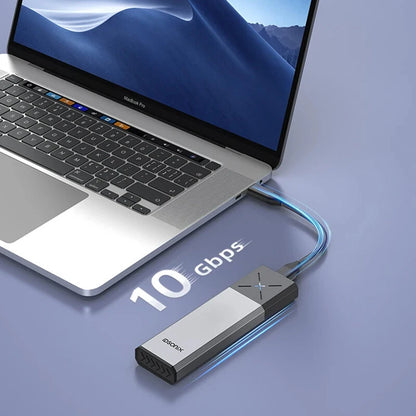 IDSONIX M.2 NVMe SATA Enclosure Dual Protocol USB 3.2 Gen 2 10Gbps 4TB Support UASP Tool-Free Heat Dissipation SSD Case