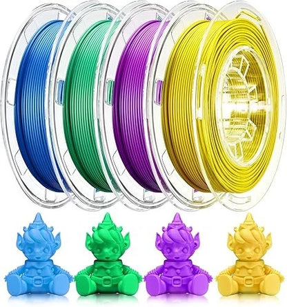 [EU/US Direct]AOSEED X-MAKER Children's 3D Printer High Precision 0.1/0.05mm Ultra Silent Wireless Smart One-Press Printing WiFi USB Safe Enclosed Design with 4er Colorful PLA Filament Set