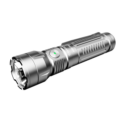 CYANSKY H1R-P9 14500 Battery Compact EDC Flashlight with 1300 Lumens High Power Output, USB-C Rechargeable Mini Size LED Torch Powerful Outdoor Light