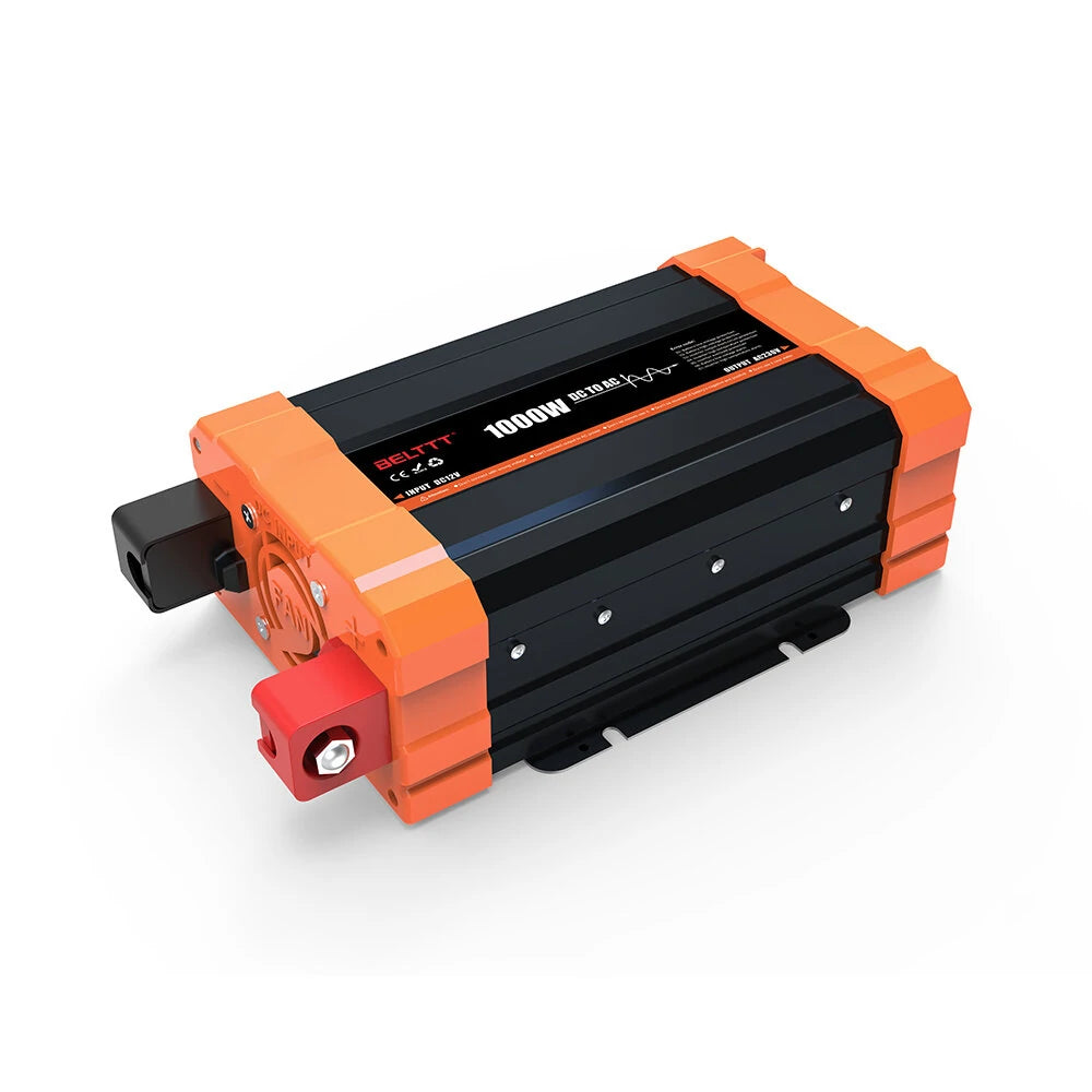 Car Power Inverter 12V DC To 220V AC Car Inverter Pure Sine Wave LCD USB Portable Inverter Pure Sine Wave