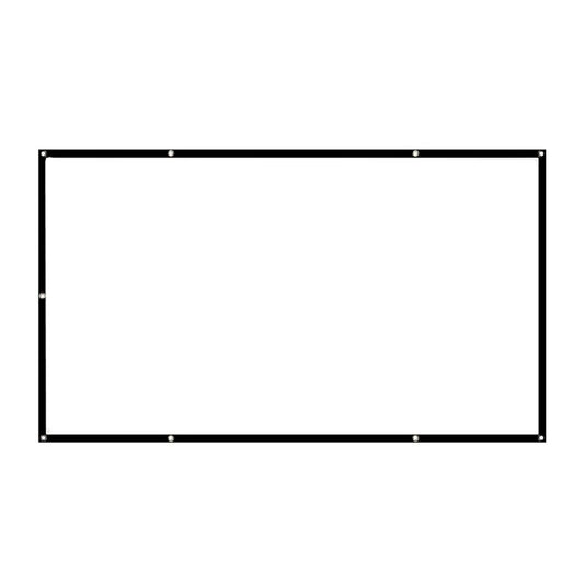 MIXITO 16:9 Projector 120Inch Soft Screens Proyector 150 Inches Smart Home Outdoor Office Portable Simple Curtain Projection