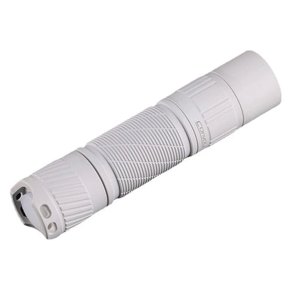 MAO Convoy S2+ 519A LED High CRI 18650 Flashlight Orange Peel Flooding Light 12 Groups Modes Compact LED Torch