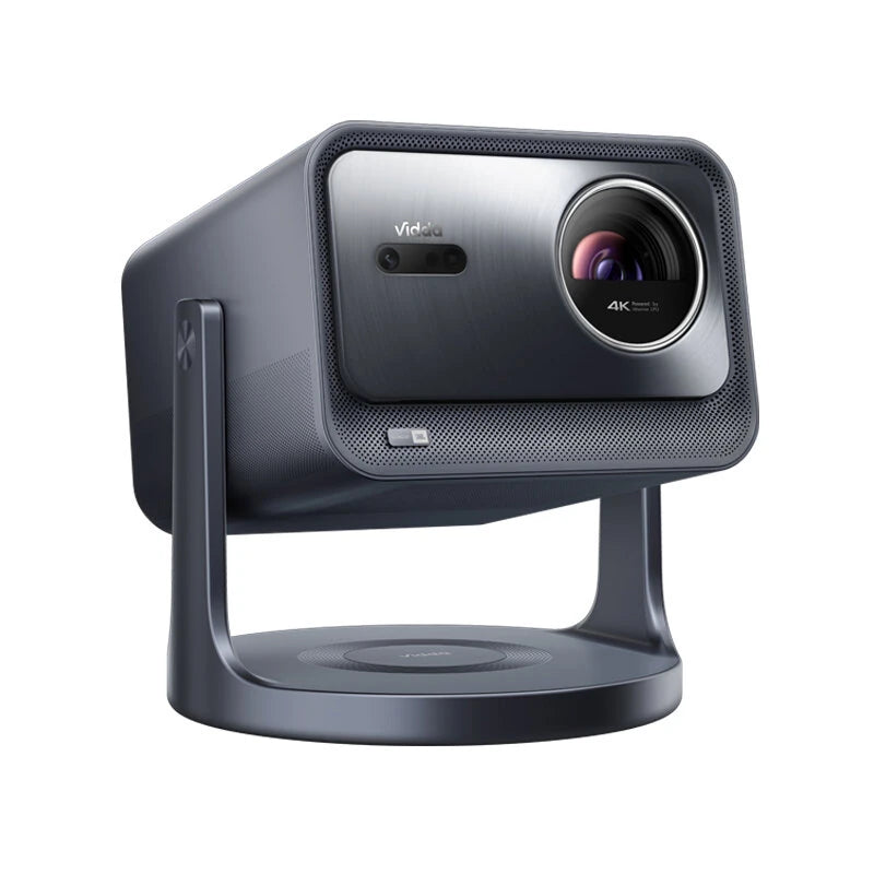 [EU Direct] Hisense Vidda C2 Pro 4K Tri-color Laser Projector 2600 Lumens+3800CVIA 3D Beamer Optical Zoom Home Theater Support WiFi 6 & BT5.2 Eye Protection Built-in 20W Speaker Dolby Audio Smart Home Cinema Projectors English Version