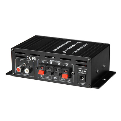 AUTSOME 12V  40Wx2 Power Amplifier 2.0 Channel  90DB Car Small Power Amplifier