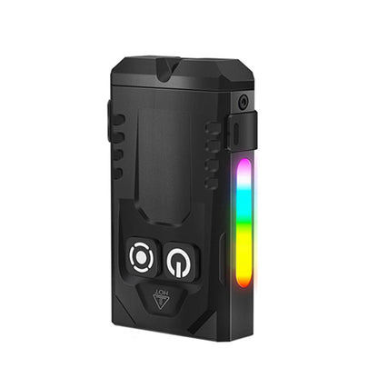 SEEKNITE EV15S 1000LM EDC Keychain Flashlight With 365nm UV Light Colored Sidelight Type-C Charging Super Bright Mini LED Torch Clip-on Light RGB Lamp Pocket Lantern