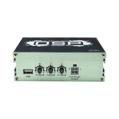 Car Amplifier Car Audio Processor USB 6RCA High Power Long Service Life Improved Sound Quality Mobile App Control 2 Power IC Frequency Modulation Unique Sound Effects Bass Treble Eq Zone