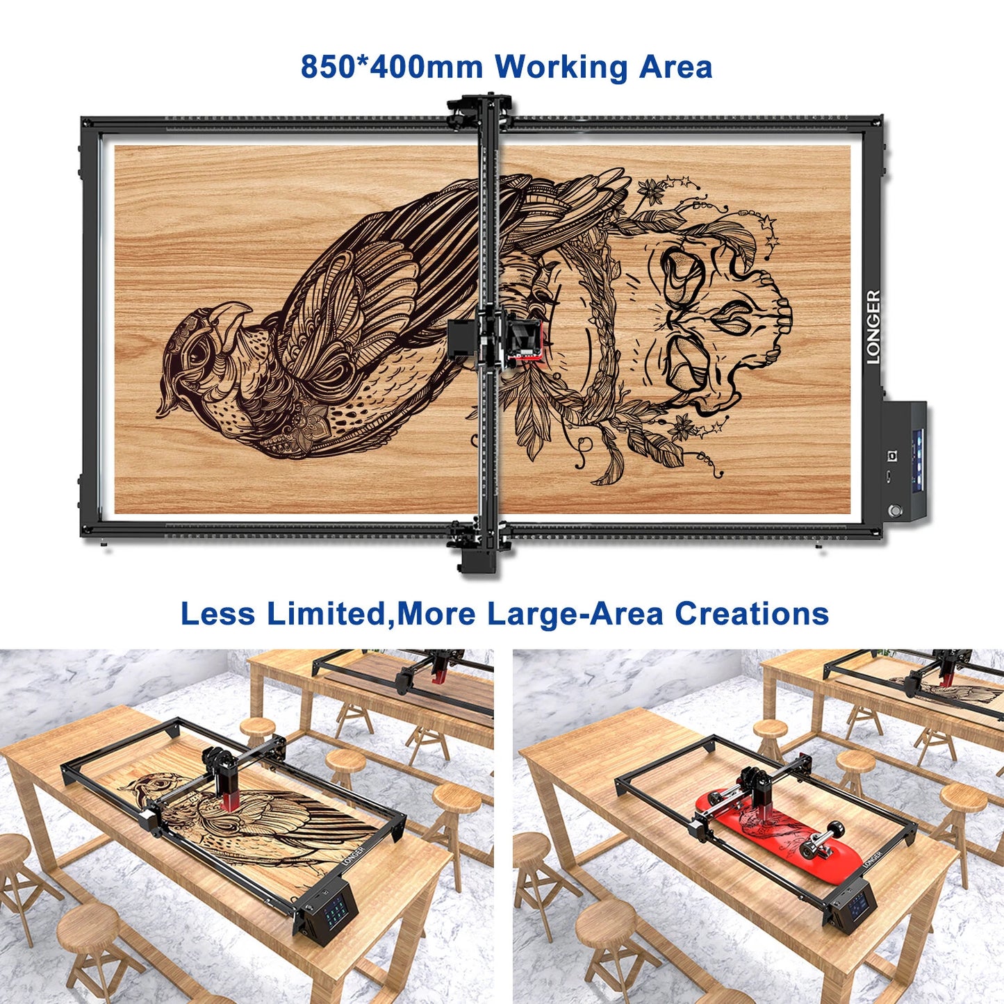 [EU/US Direct]LONGER Extension Kit for Longer RAY5 Laser Engraver