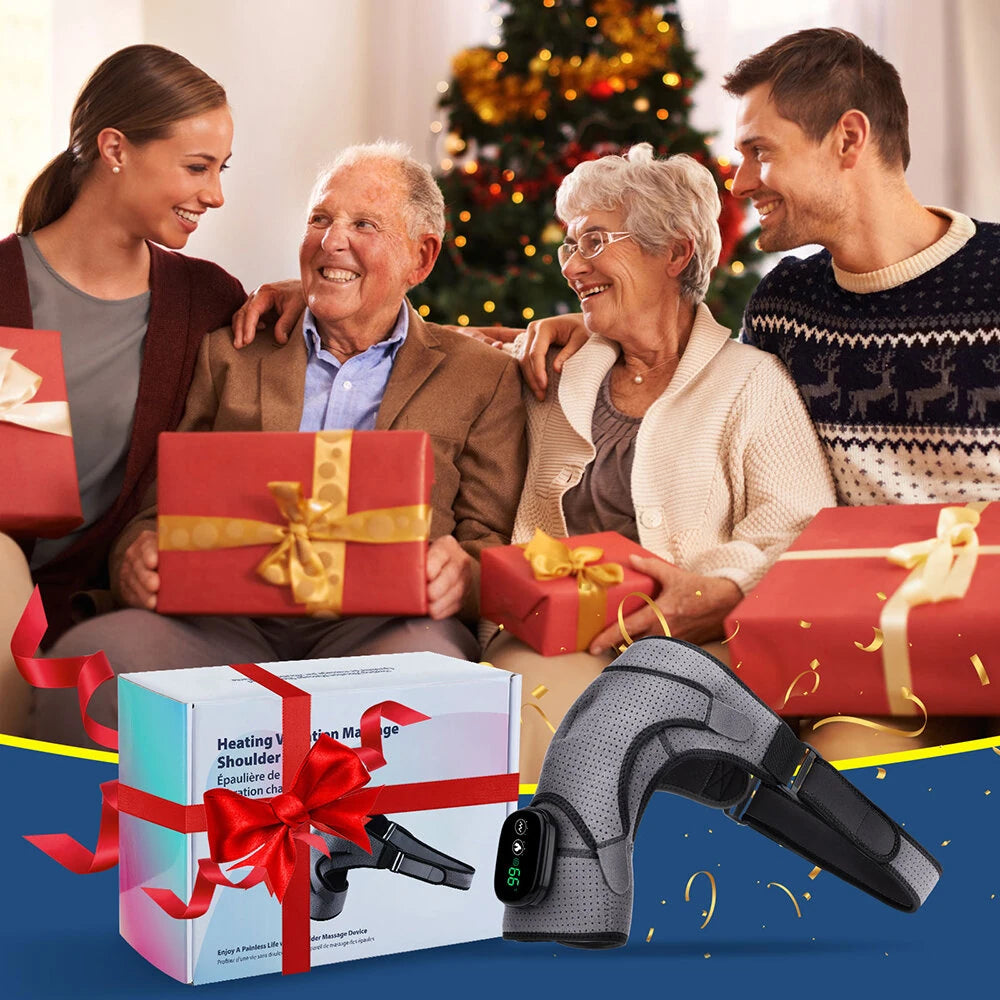 Rechargeable Electric Heating Shoulder Pad Hot Compress Shoulder Warming Sleep Vibration Massage Heating Shoulder Pad