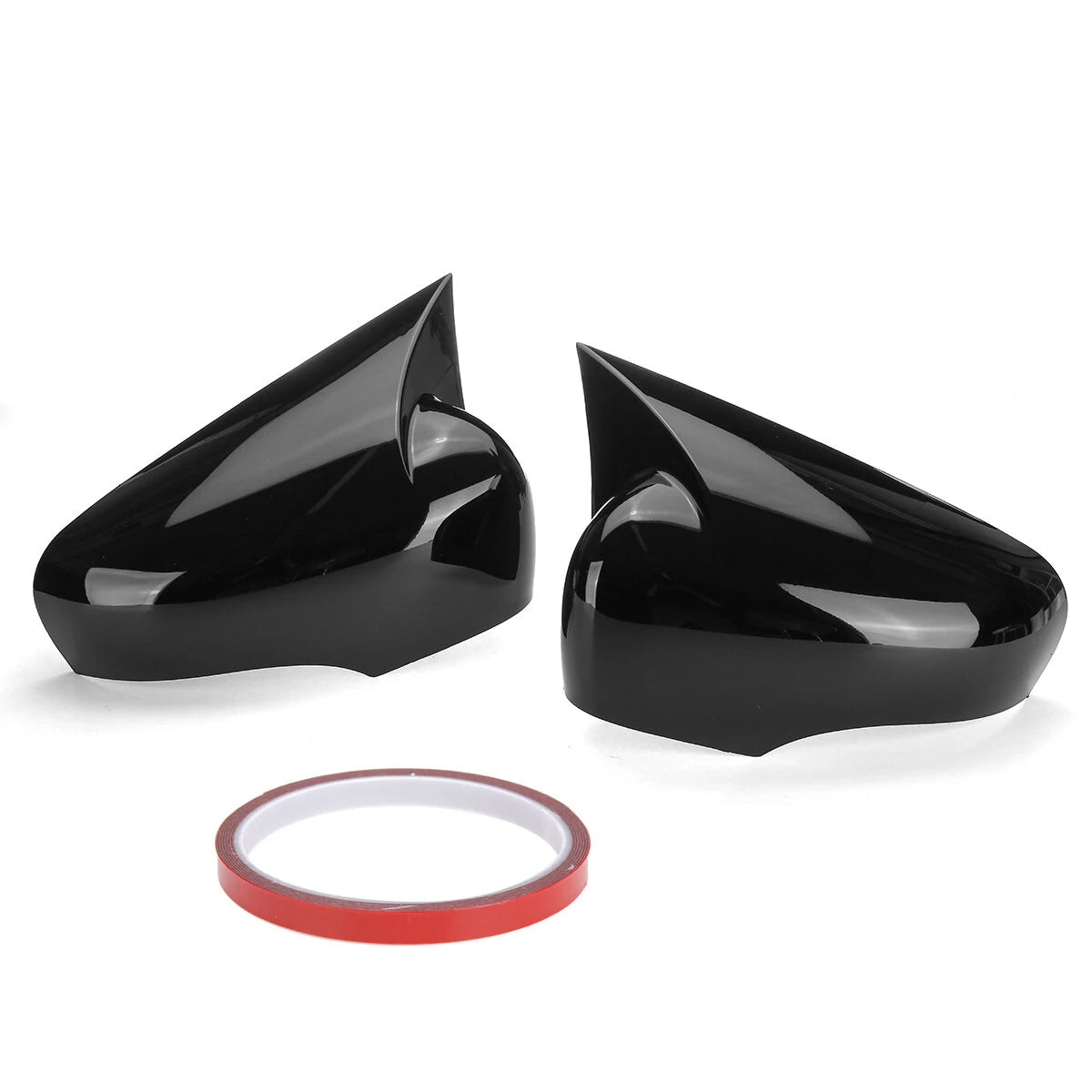 For Renault For Clio 4 MK4 2012-2019 Pair Rear View Mirror Cap Cover Direct Add-On Left & Right