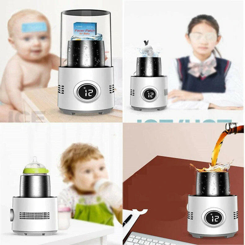 Extremely Fast Hot and Cold Cup Electric Summer Drink Cooler Kettle Drink Quick Cooling Cup Home Office Cold Drink Machine